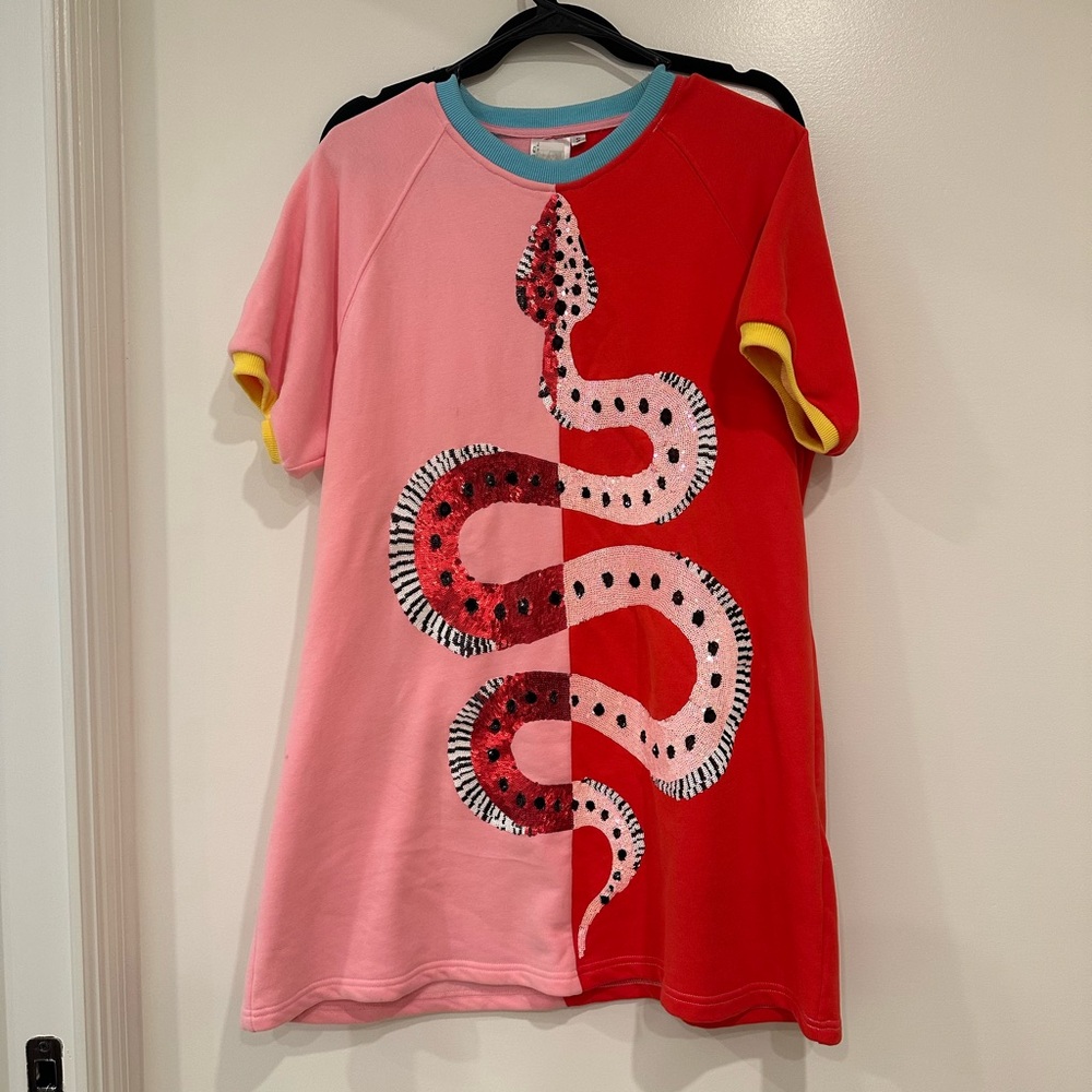 Queen of Sparkles bling bling snake dress